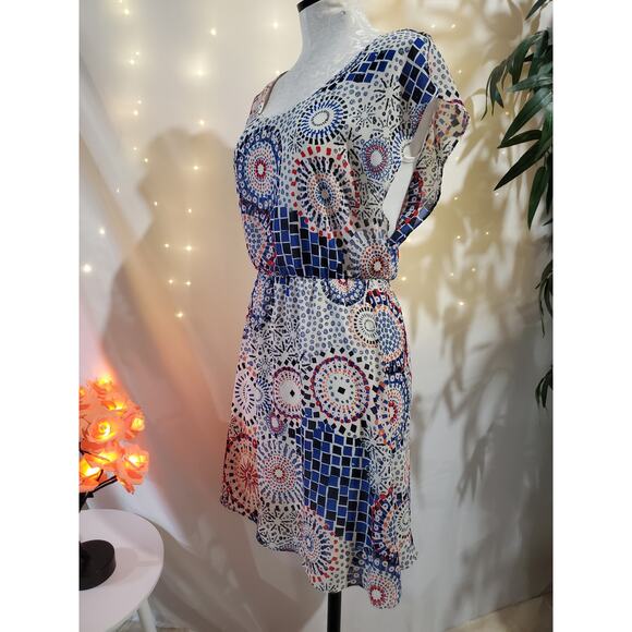 The Limited Outback Red Lot of 2 Flutter Sleeve A-Line Boho Dresses Womens XS - Picture 7 of 14